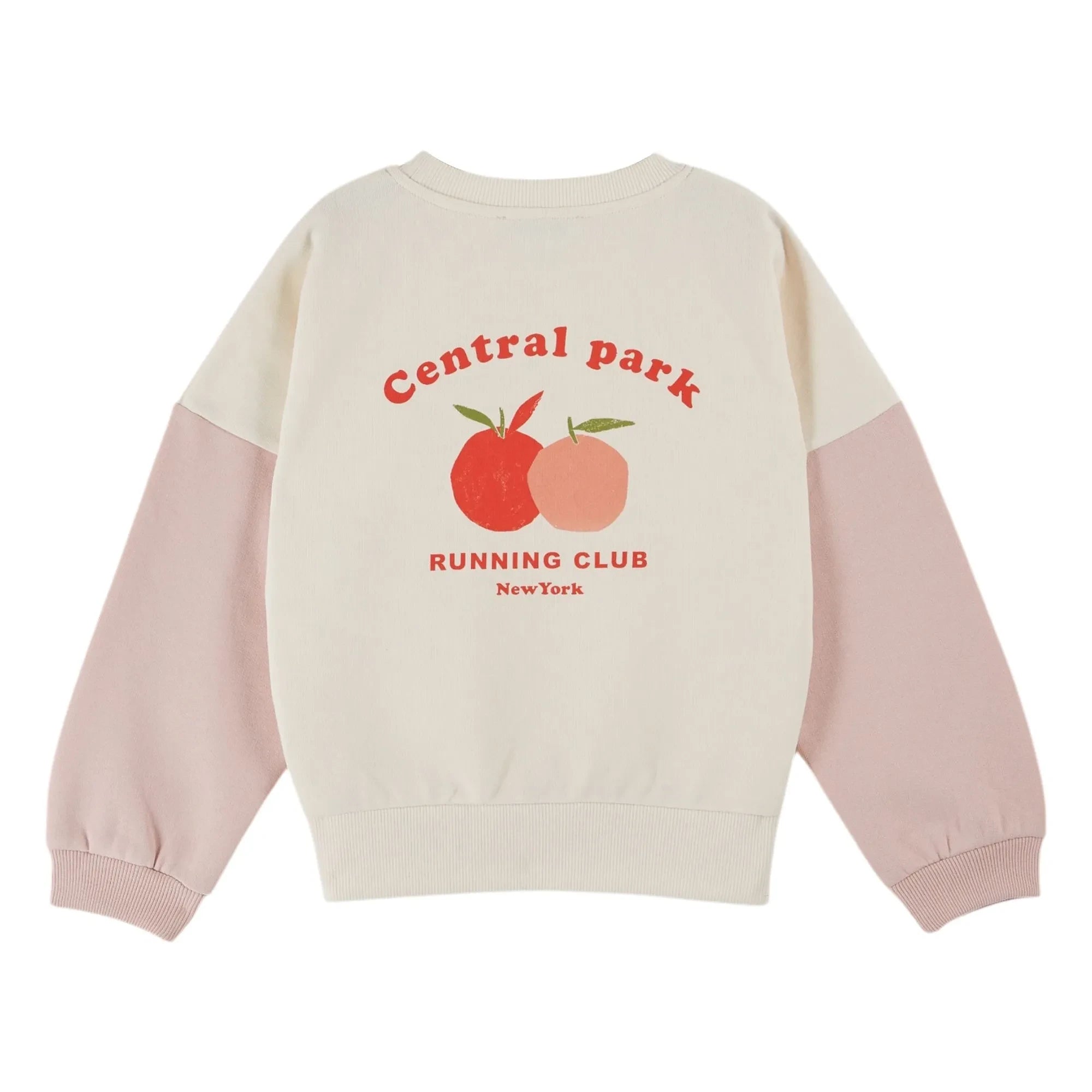 Emile et Ida - Sweatshirt aus Bio-Baumwoll-Fleece | Blassrosa