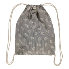 Poudre Organic - Rucksack mit rosa Blüten | Grau