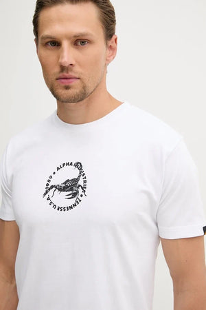 Alpha Industries Erkek Pamuklu US Scorpion Backprint Tişört
