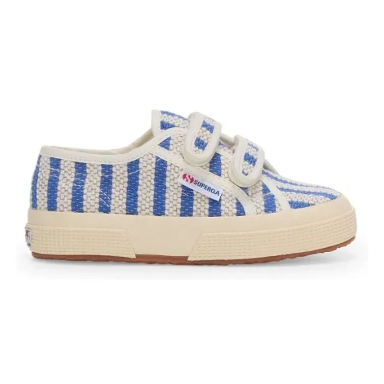Superga - 2750 Gestreifter Schnür-Sneaker | Blau