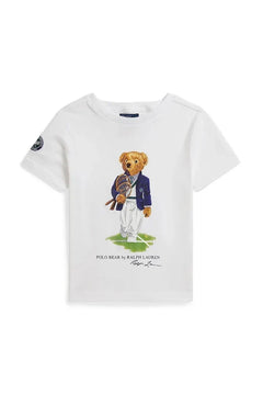 Polo Ralph Lauren çocuklar için pamuklu Wimbledon tişört
