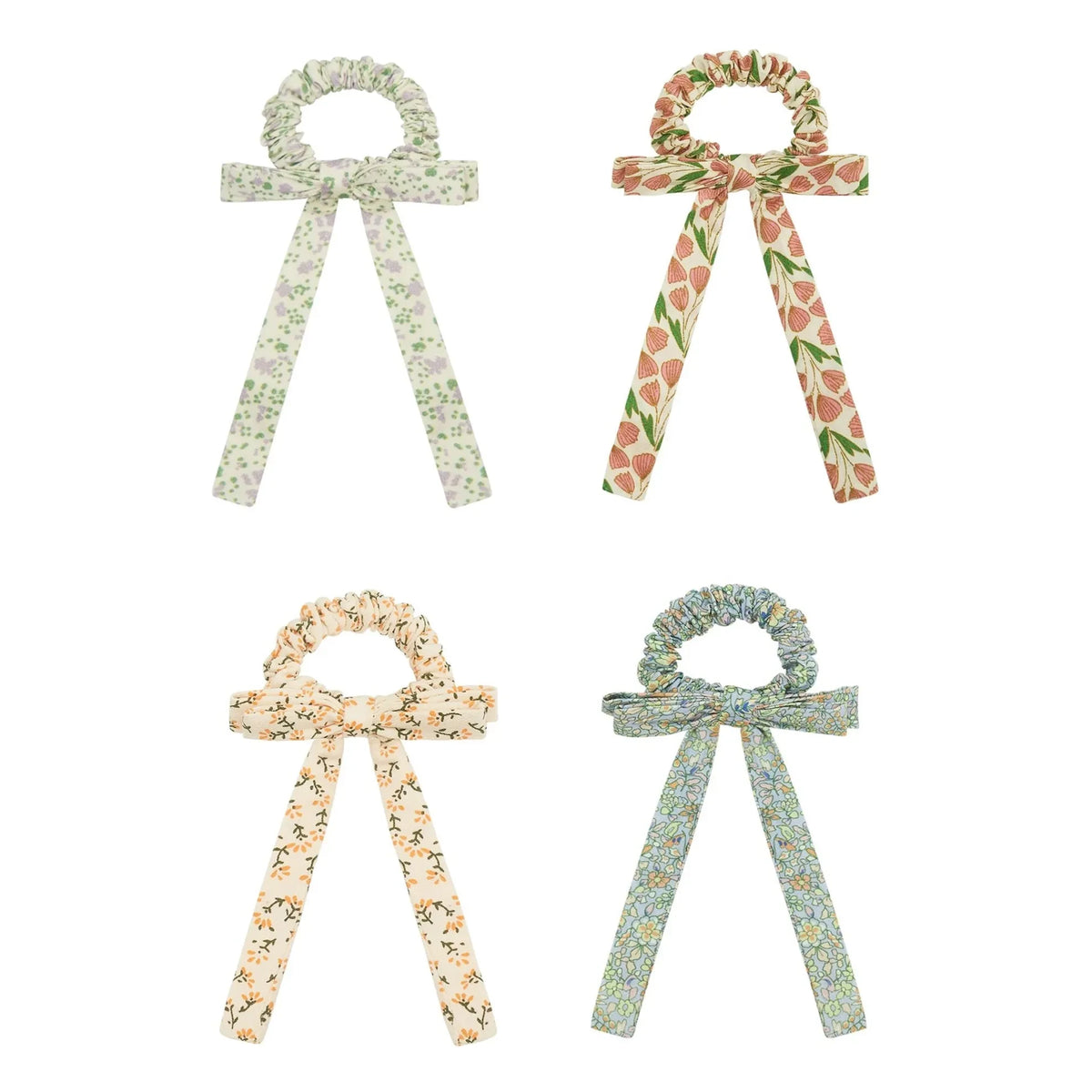 Mimi & Lula - 4er Set Blumen Knoten Haarspangen | Ecru