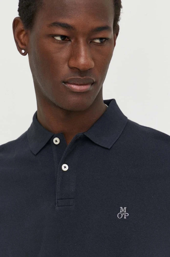 Marc O'Polo T-Shirt mit Kragen aus Baumwolle