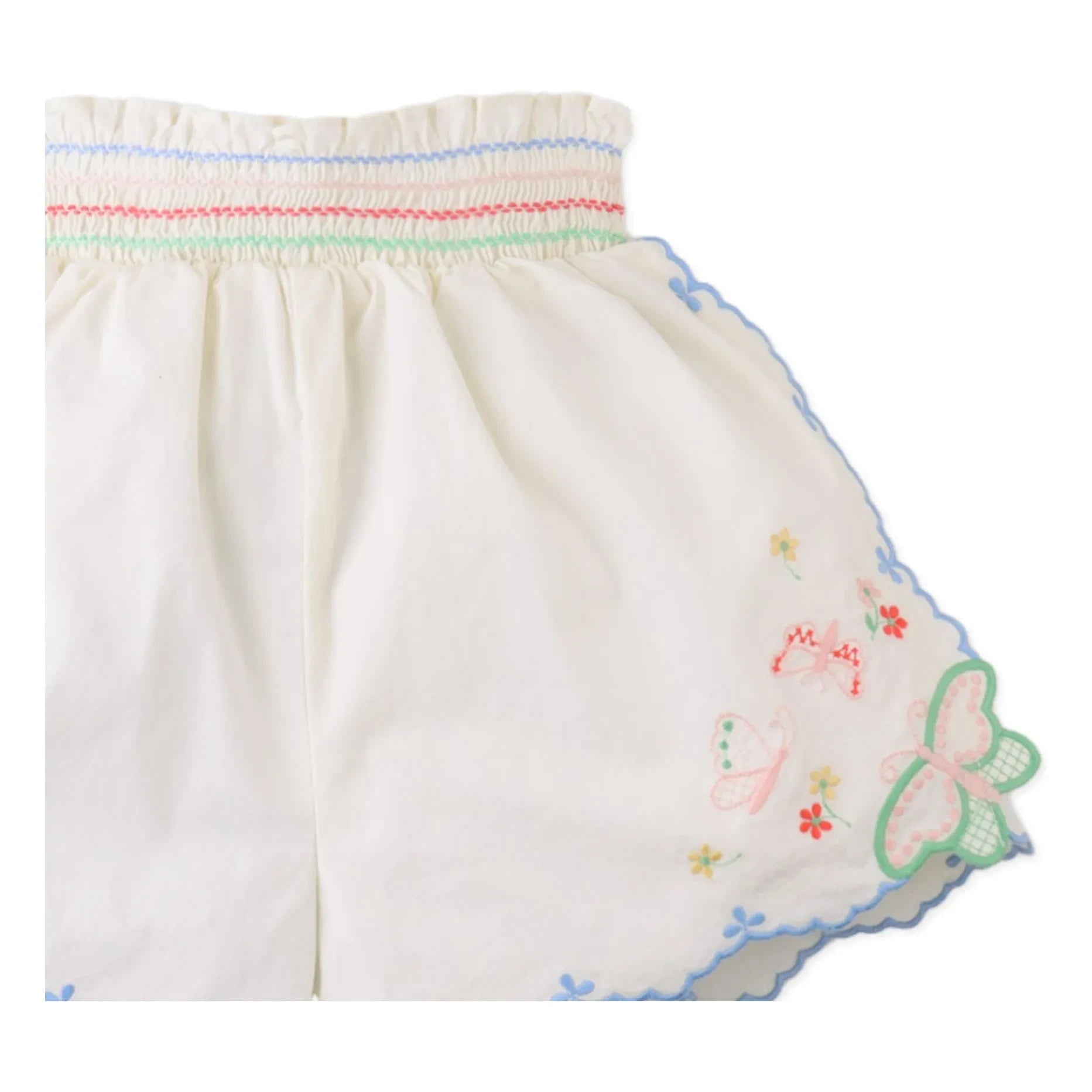Gingersnaps - Jisoo Bestickte Shorts | Weiß