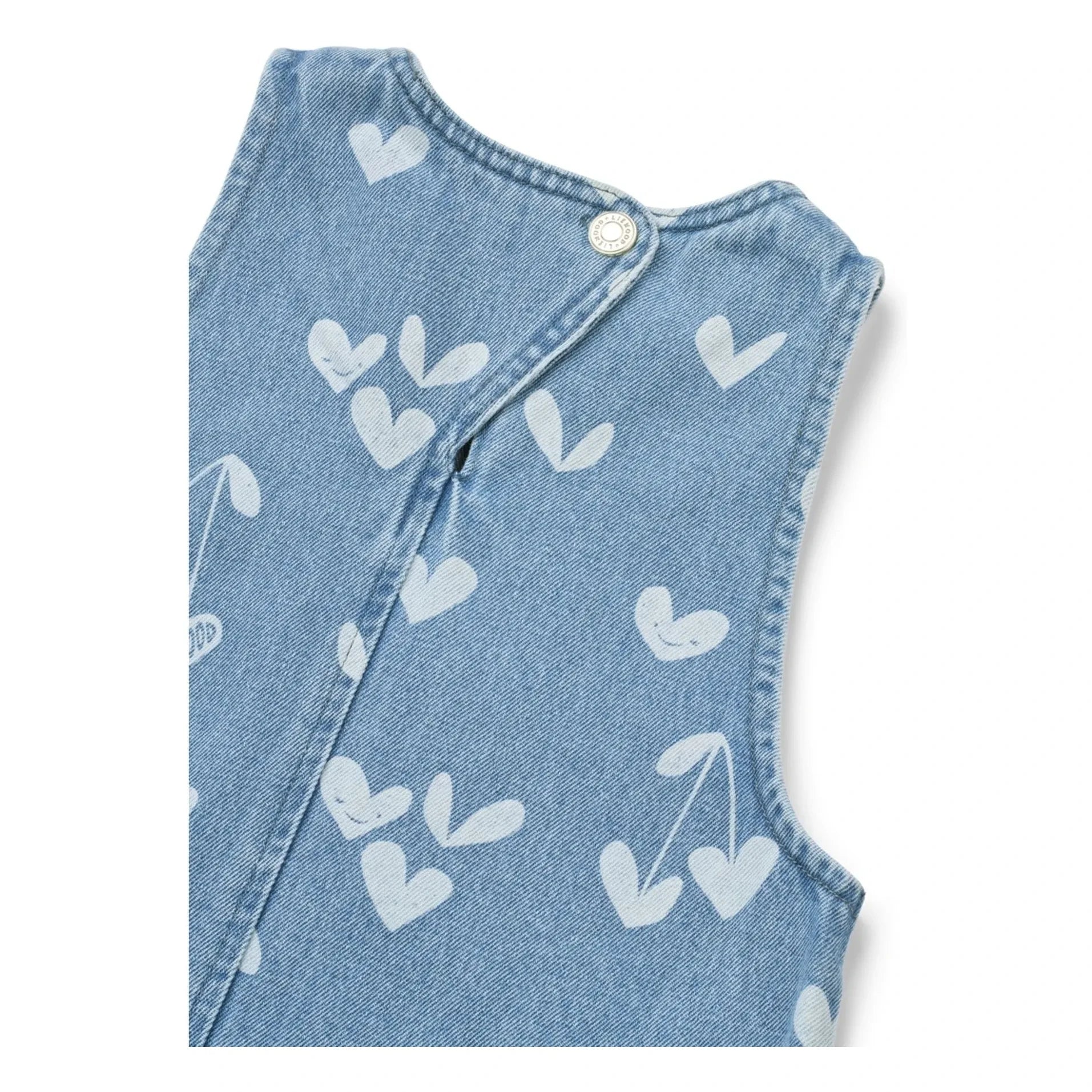 Liewood - Angelica Jeanskleid Herzen | Blau