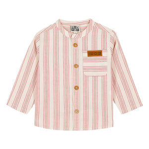 Bonton - Never Striped Babyhemd | Creme