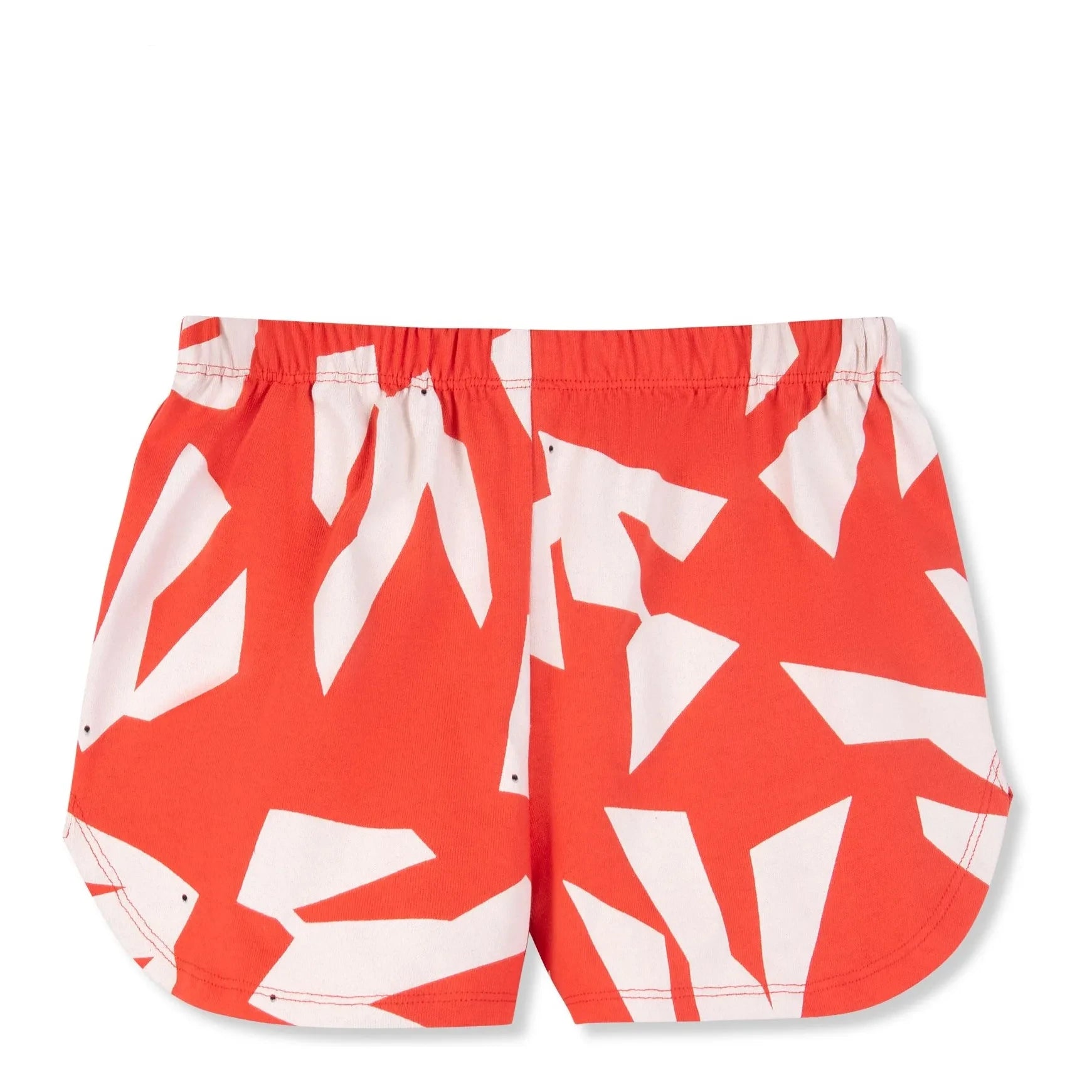 Wynken - Bio-Baumwollshorts mit Vogel-Print | Rot