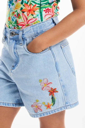 Desigual Çocuk Kot Kısa Pantolon