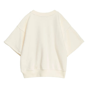 True Artist - Kurzarm-Sweatshirt N°13 Bio-Baumwolle | Creme