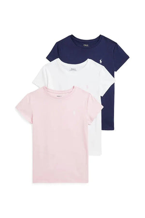 Çocuk pamuklu tişört Polo Ralph Lauren (3 adet)