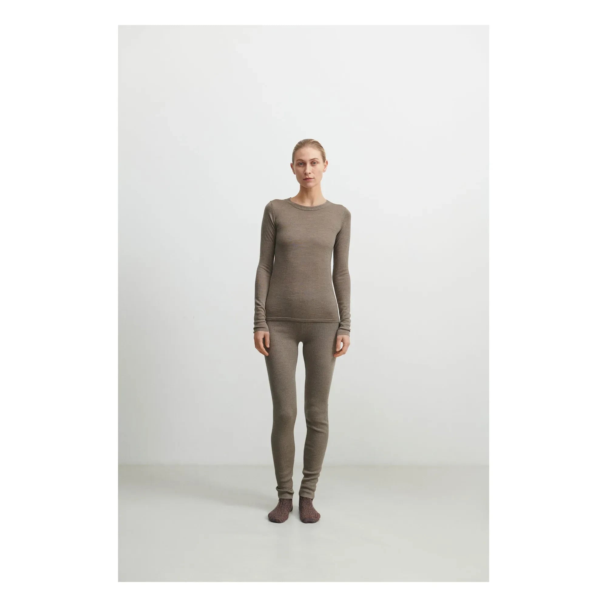 FUB - Merinowolle-Leggings - Damenkollektion | Beige