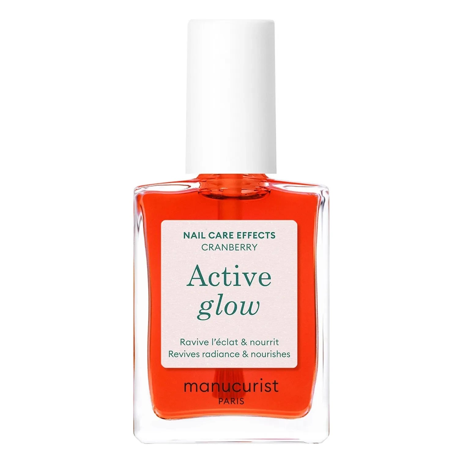 Manucurist - Active Glow Lipgloss Pflegeprodukt - 15 ml | Cranberry