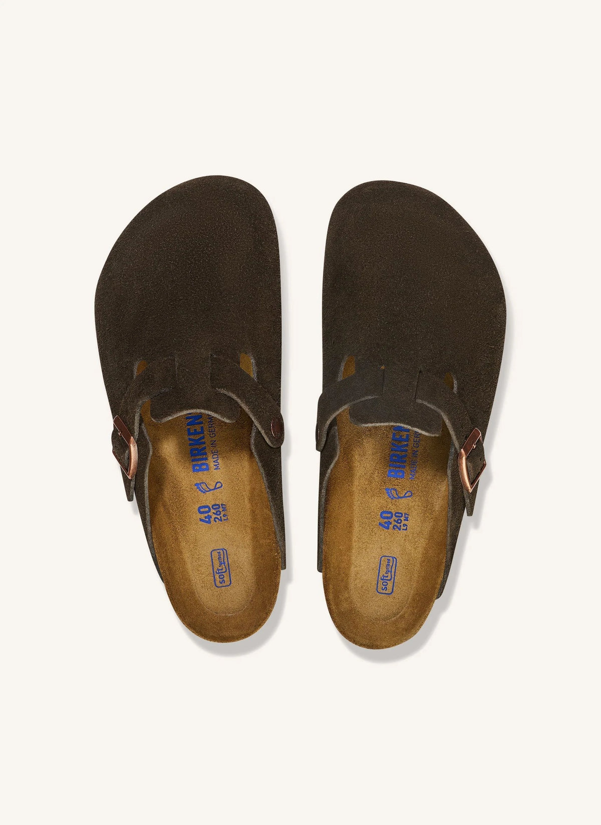 BIRKENSTOCK - Boston SFB Süet Deri Terlikler