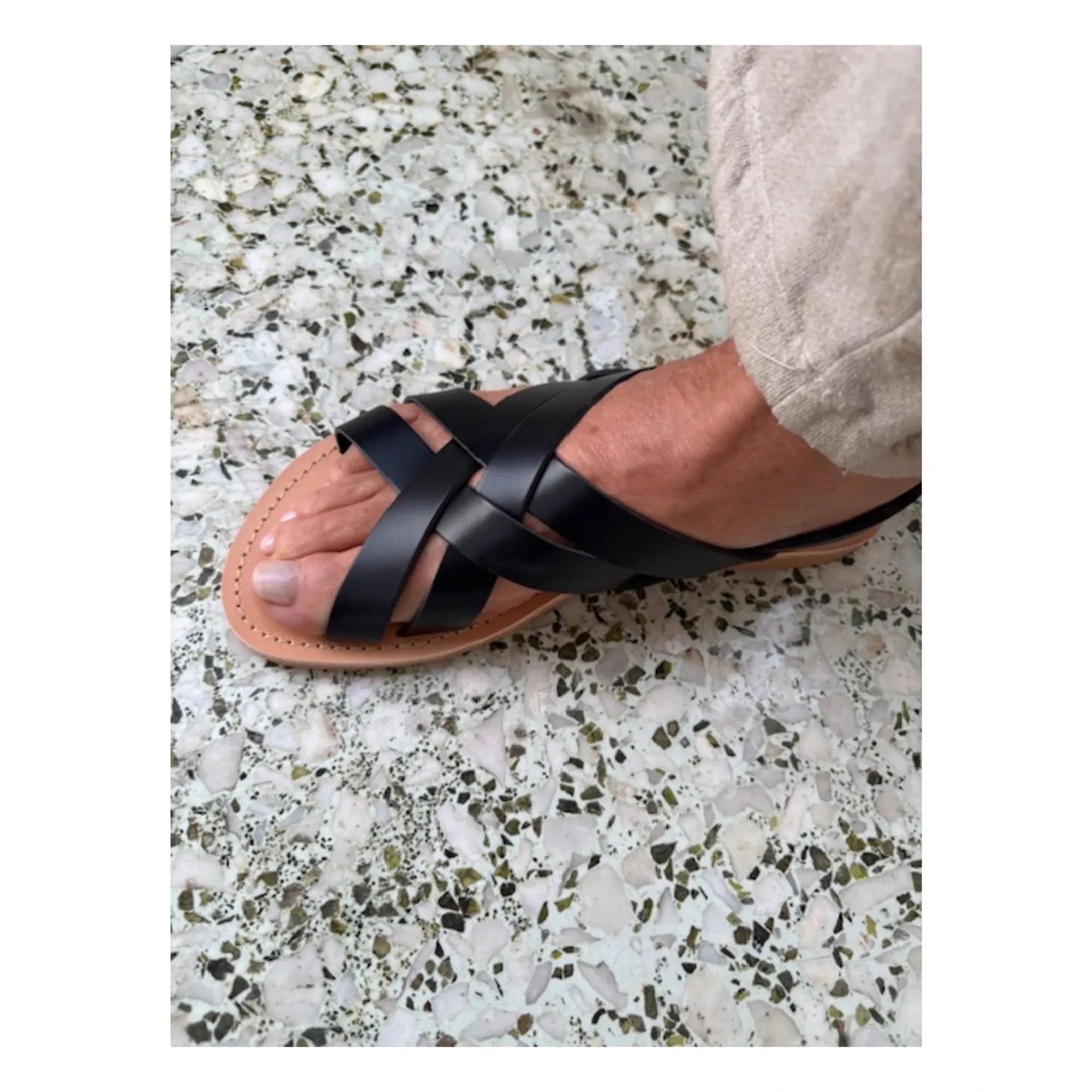 Théluto - Römersandalen | Schwarz
