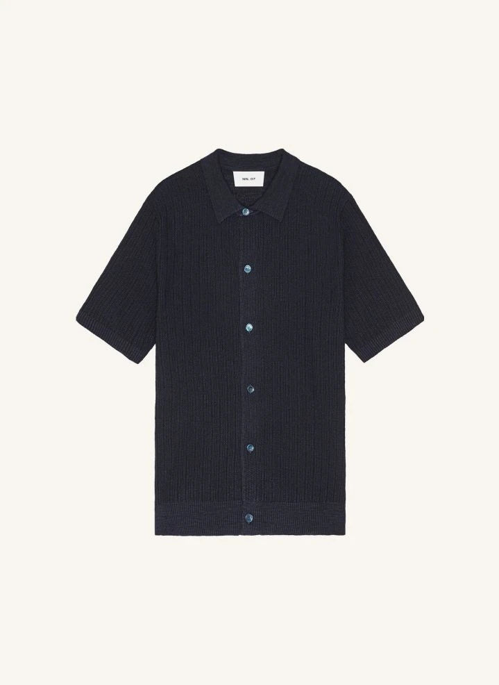 NN.07 - File Poloshirt Nolan 6577 | Marineblau