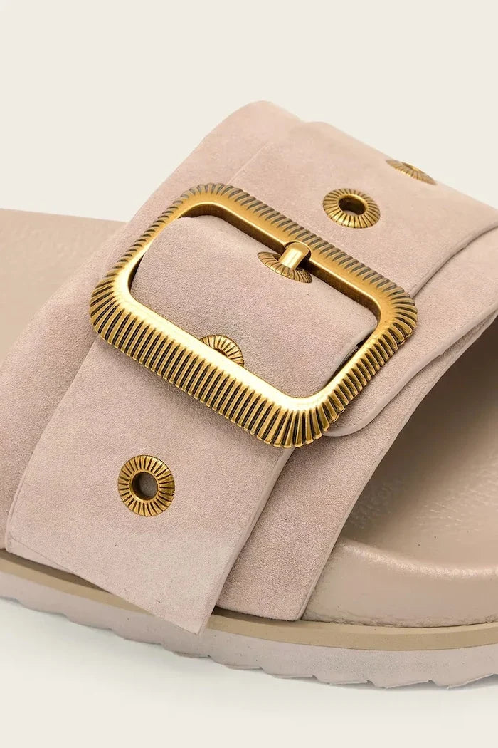 Velur terlik AllSaints Ellie Western Sandal