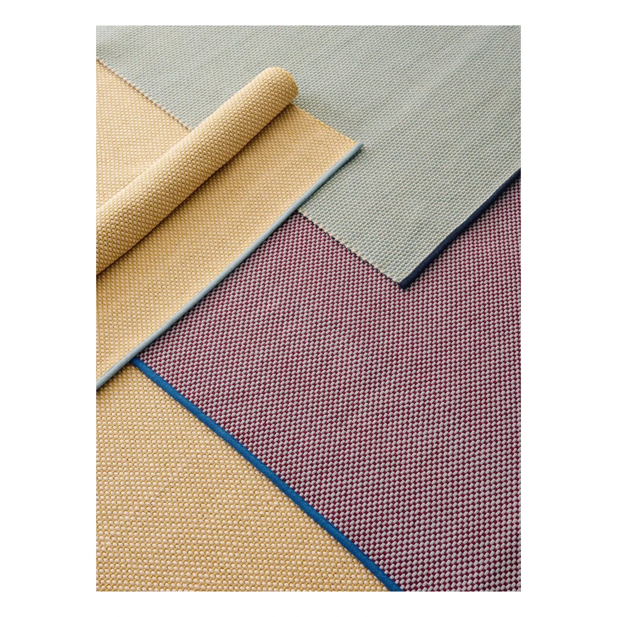 Heu - 3-farbiger Teppich | Hellgrau
