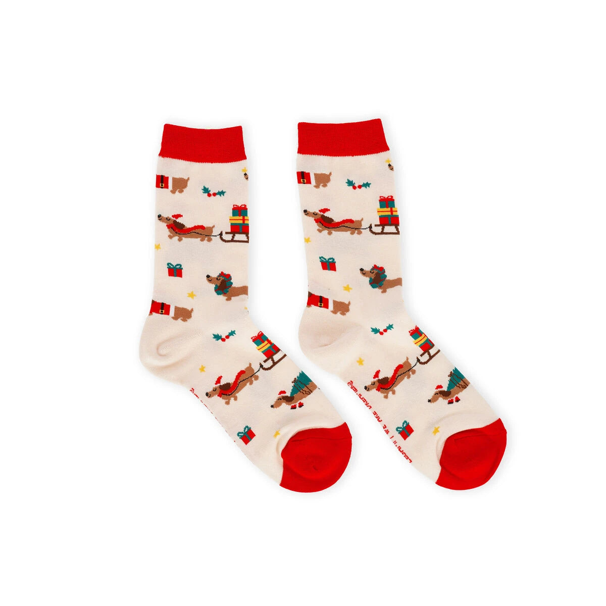 Legami - Weihnachtsstrümpfe Dackel Größe 41-47 - Eine perfekte Passform!