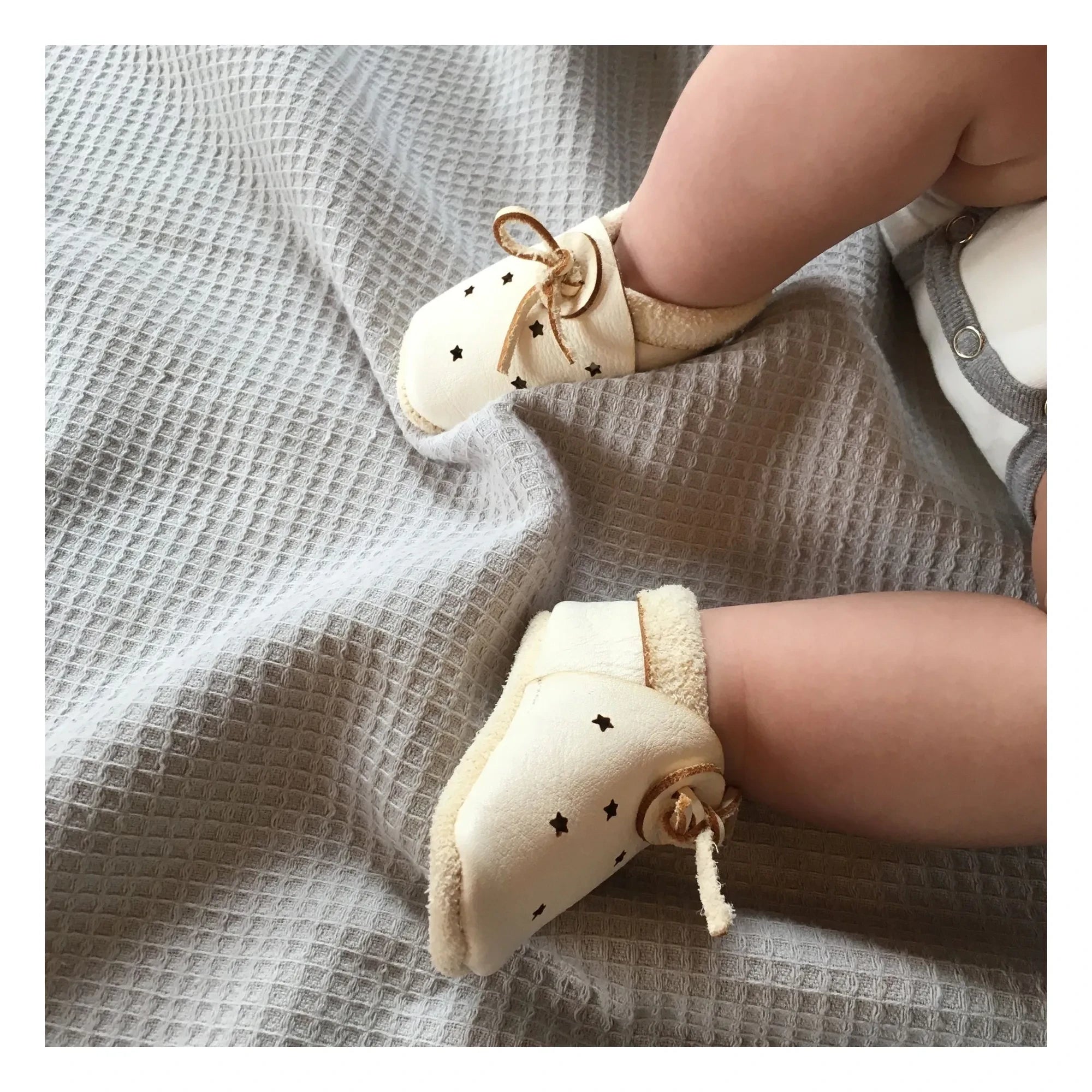Baobaby - Star Slippers | Ecru