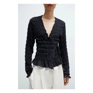 Cordera - Merinowoll-Strickjacke | Anthrazitgrau