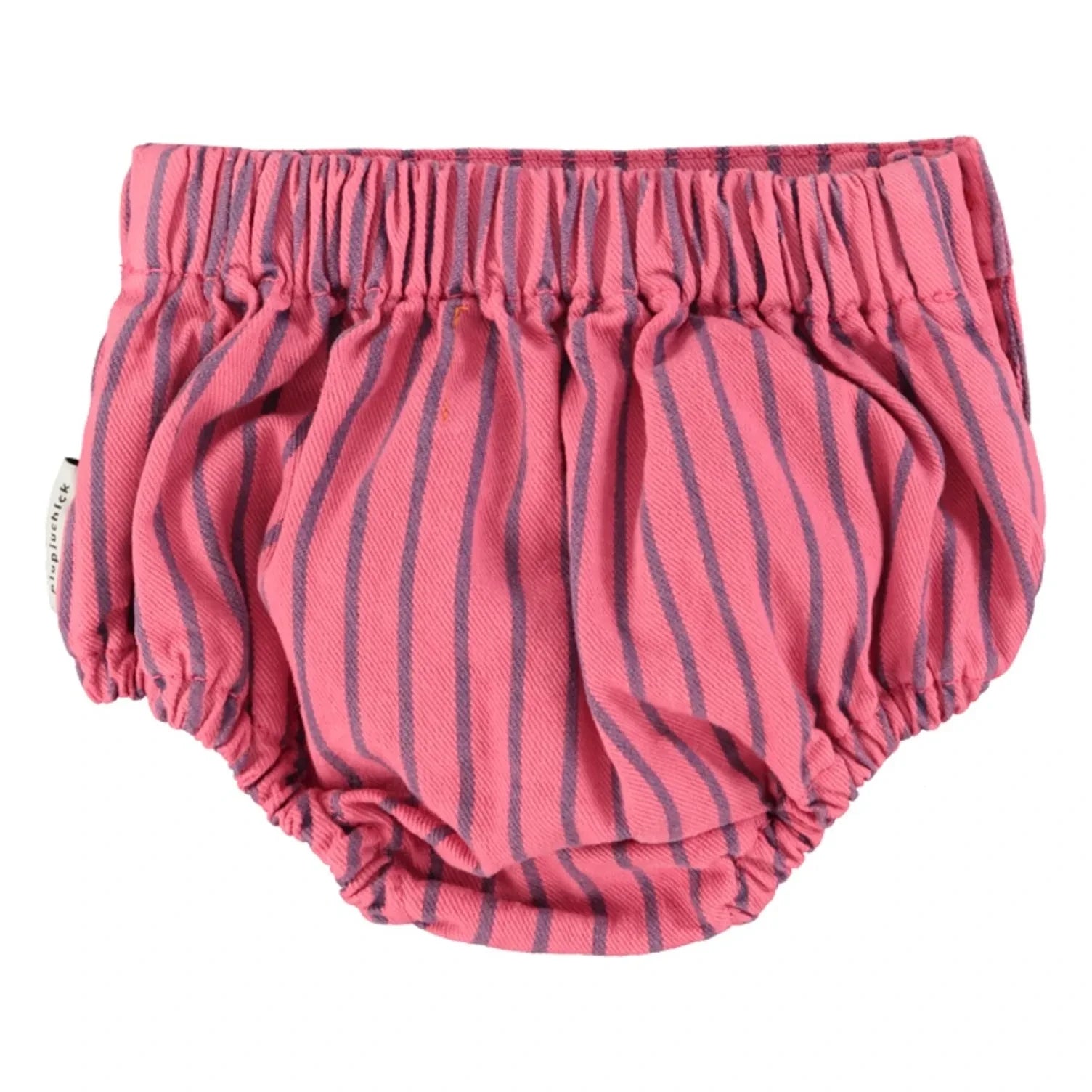 Piupiuchick - Gestreifter Denim-Bloomer | Rosa