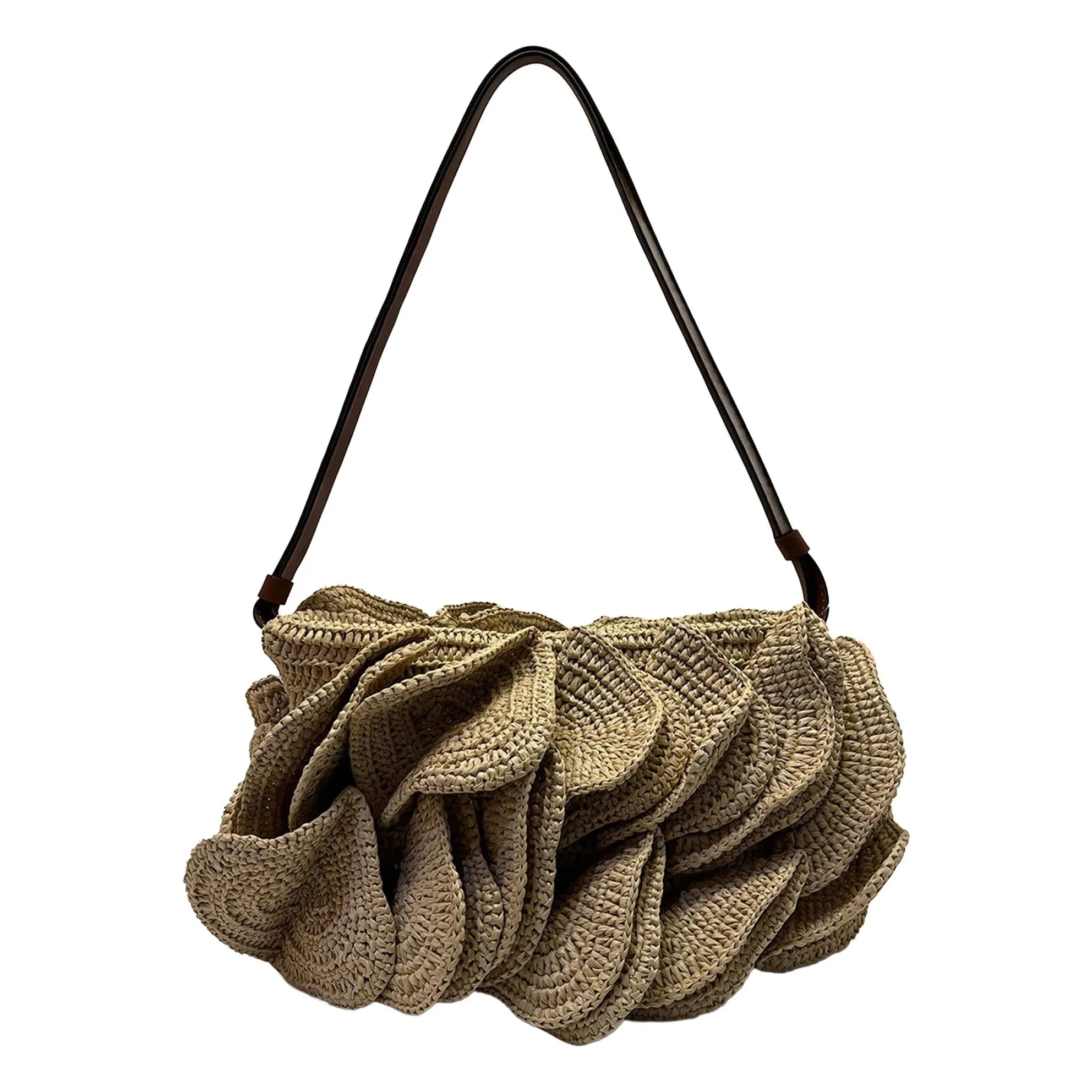 Farm Rio - Blumen Raphia-Tasche | Sand