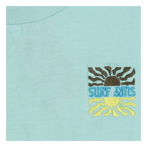 Tumble N'Dry - Reef Sunset Bio-Baumwoll-T-Shirt | Hellblau