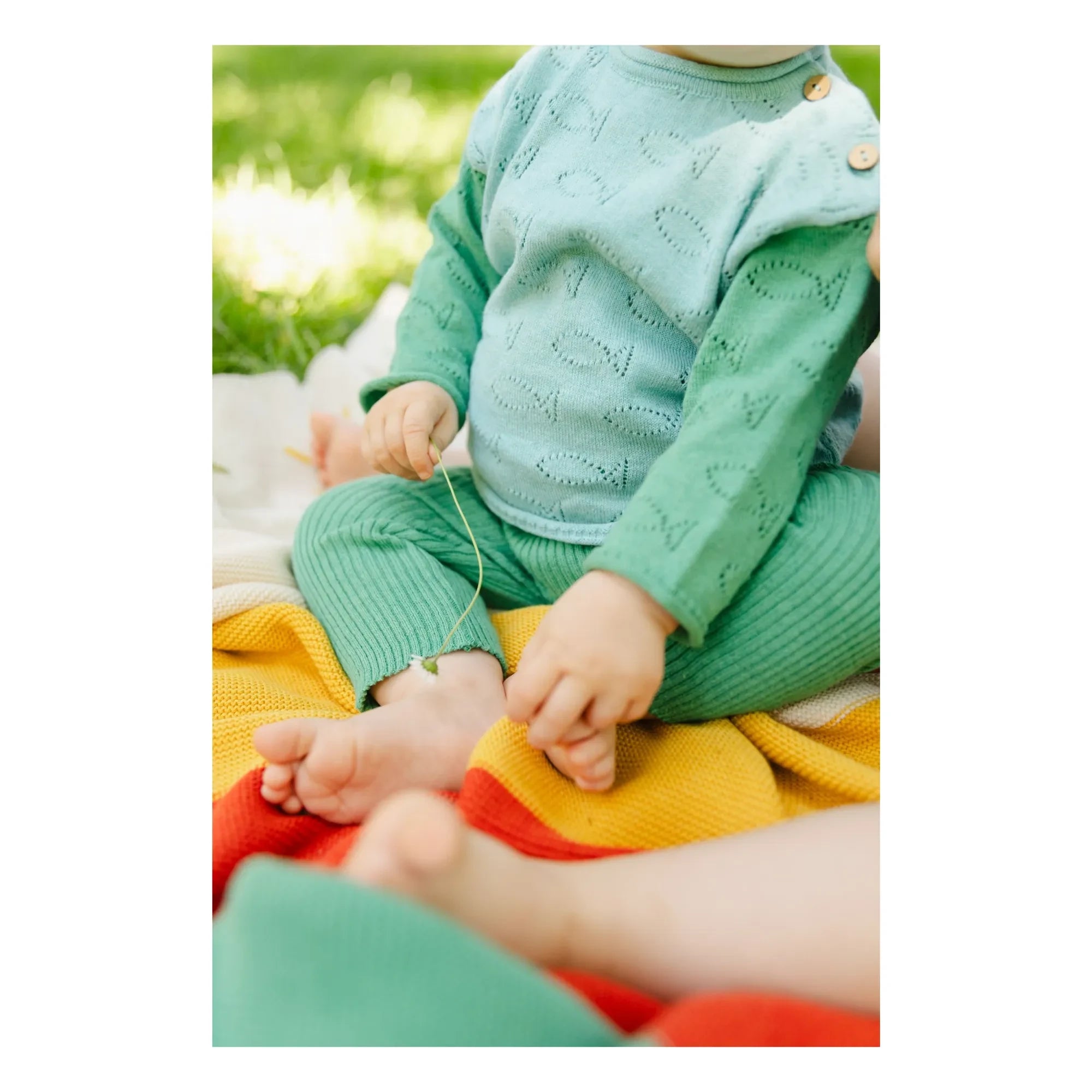 Bayiri - Leggings aus Bio-Baumwolle Dschungel | Grün