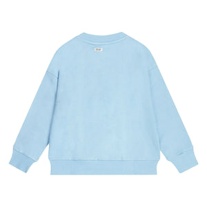 Tumble N'Dry - Oversize-Sweatshirt Vital Citrons Bio-Baumwolle | Hellblau