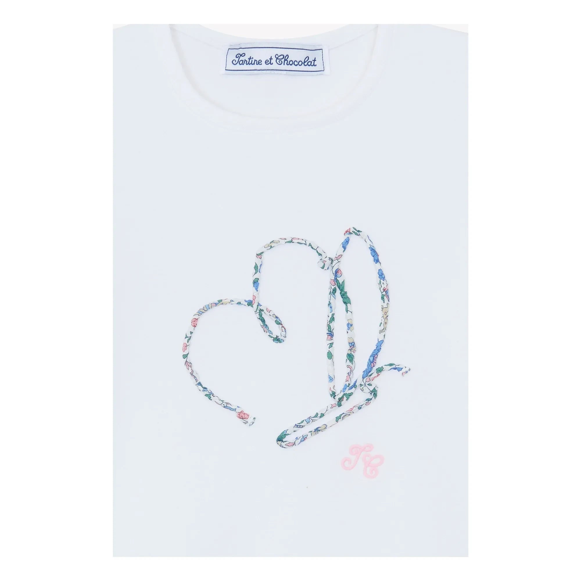 Tartine et Chocolat - T-Shirt mit Liberty-Schmetterling | Weiß