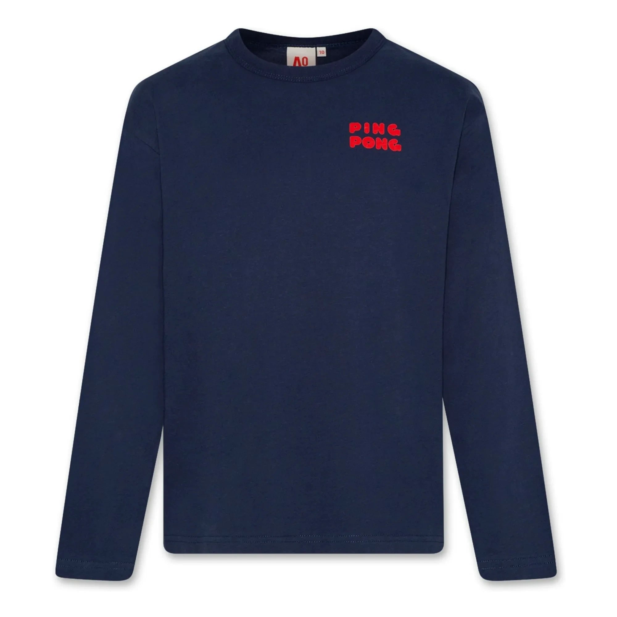 AO76 - Ben Ping Pong Bio-Baumwoll-T-Shirt | Marineblau