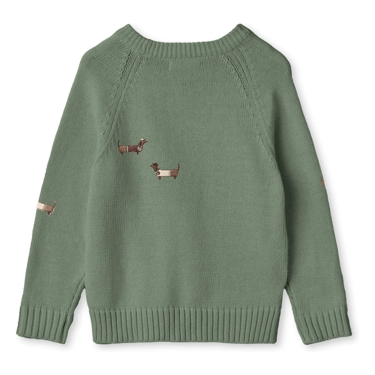 Fliink - Mahdi Dogs Bio-Baumwollpullover | Wassergrün