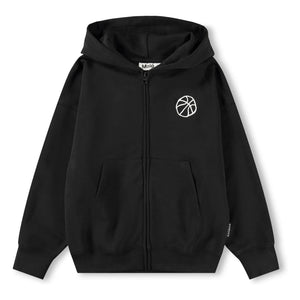 Molo - Marley Basketball-Sweatshirt mit Reißverschluss | Schwarz