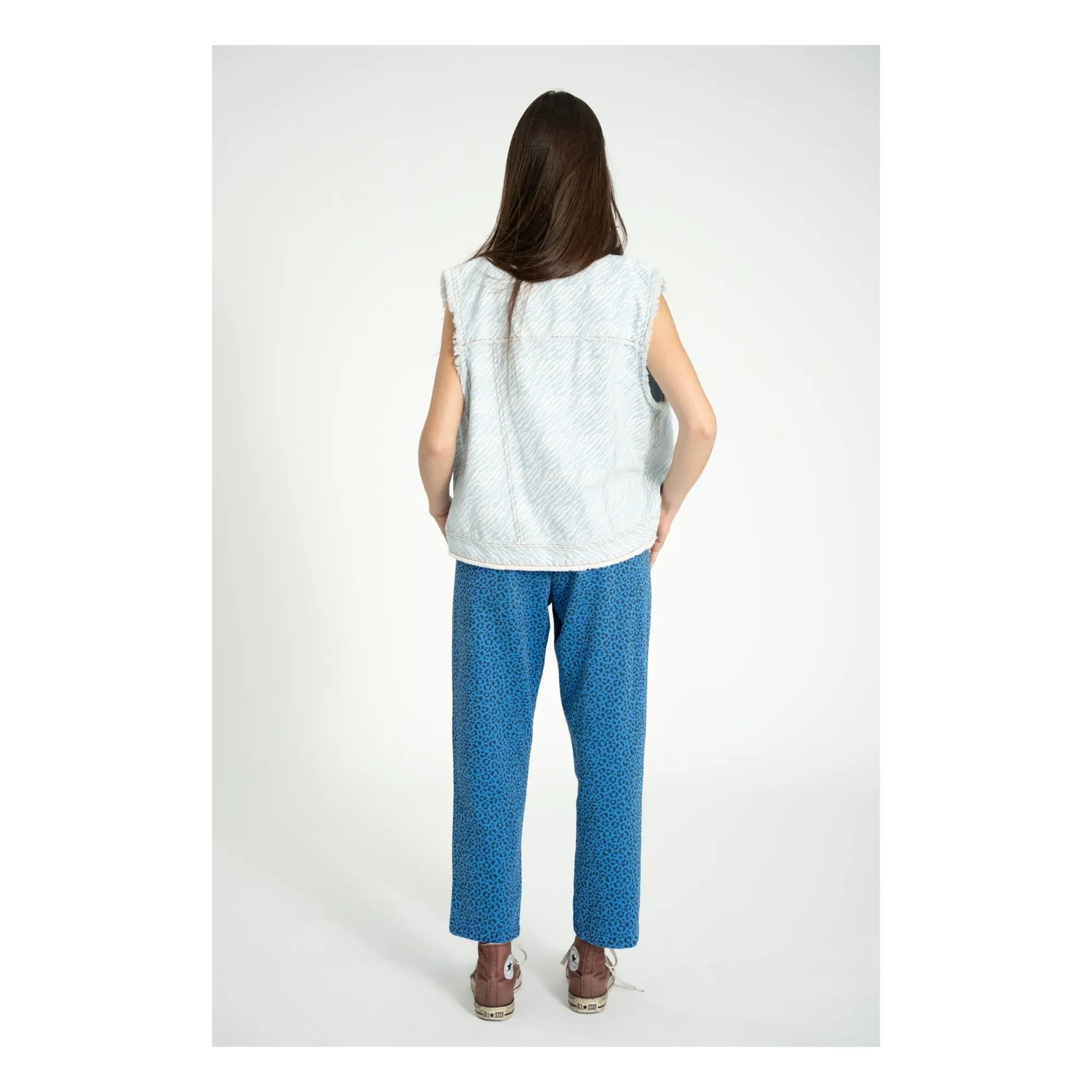 Sisters Department - Ärmellose Weste | Jeansblau