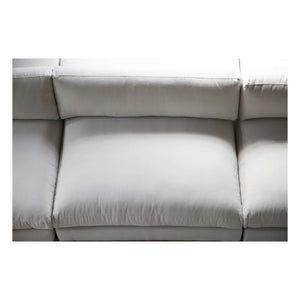 Panac Edition - Bellechasse Kaminsessel für 2 Personen, Bouclé - 120 cm | Gebrochenes Weiß