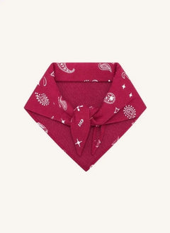Cos I Said So - Paisley-Schal aus Bio-Baumwolle | Rot