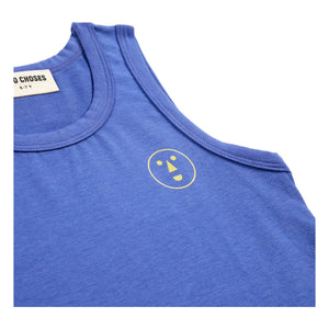 Bobo Choses - Have Fun Face Modal und Bio-Baumwoll-Tanktop | Royalblau