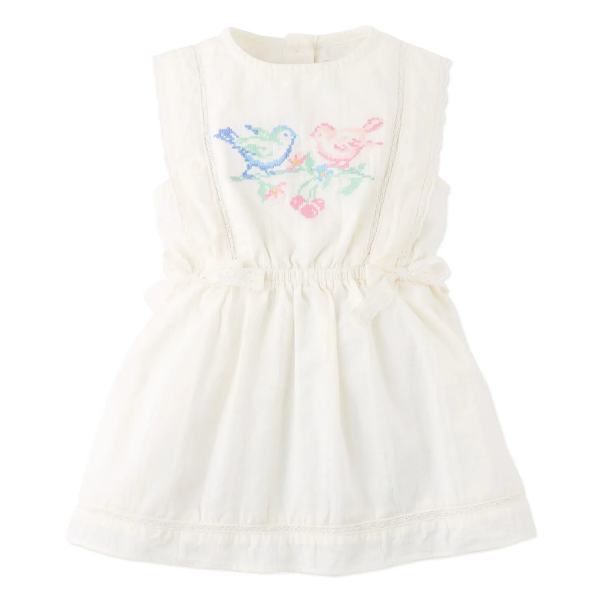 Gingersnaps - Charlee Besticktes Kleid | Weiß