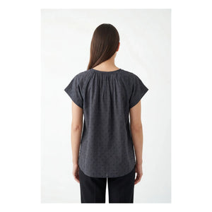 BELLEPIECE - Sistelo Baumwollbluse | Grau