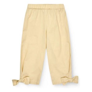 Copenhagen Colors - Organische Baumwoll-Knotenhose | Blassgelb