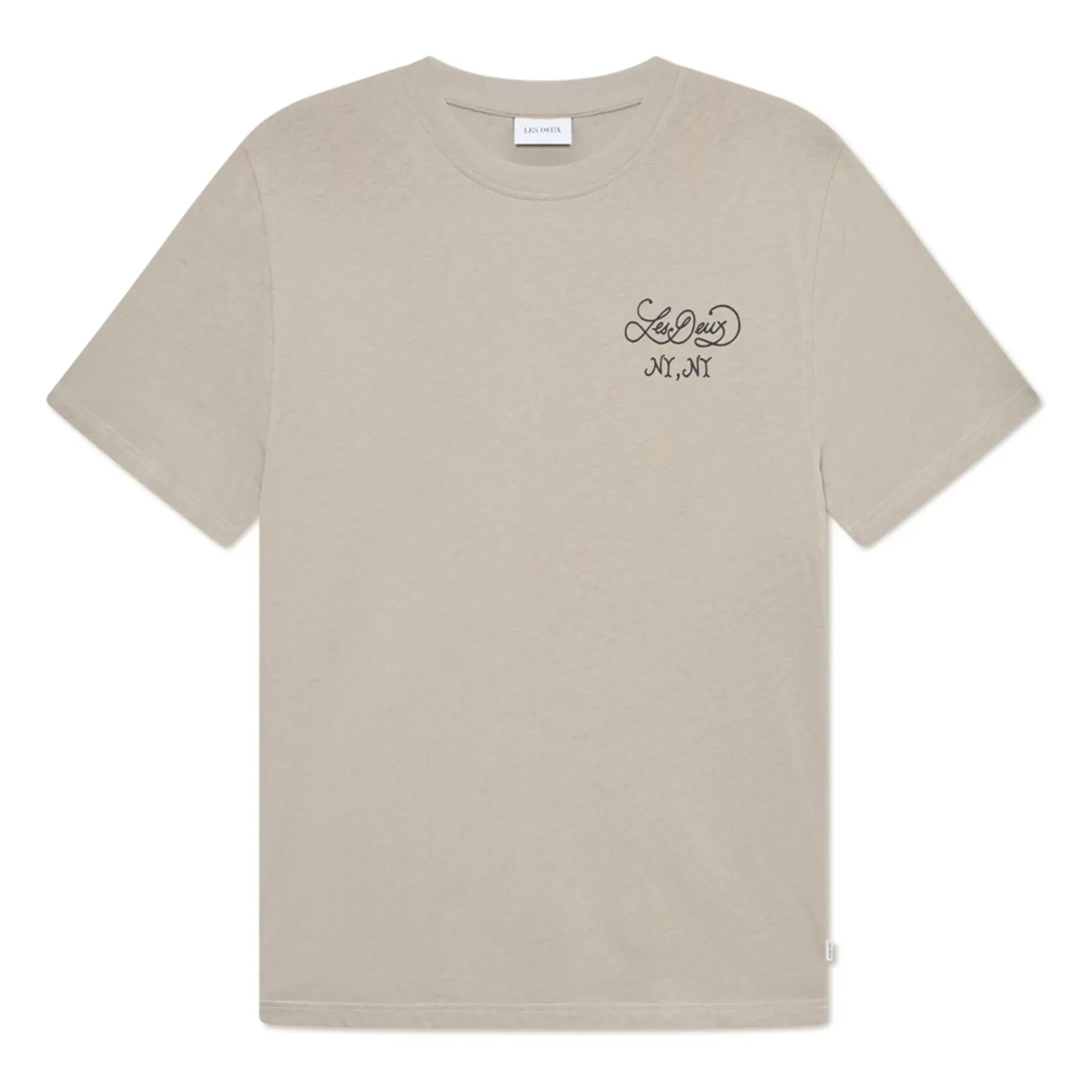 Les Deux - Orchard T-Shirt | Dunkelbeige