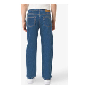 Lacoste - Gerades Bein Logo-Stickerei Jeans | Hellblau