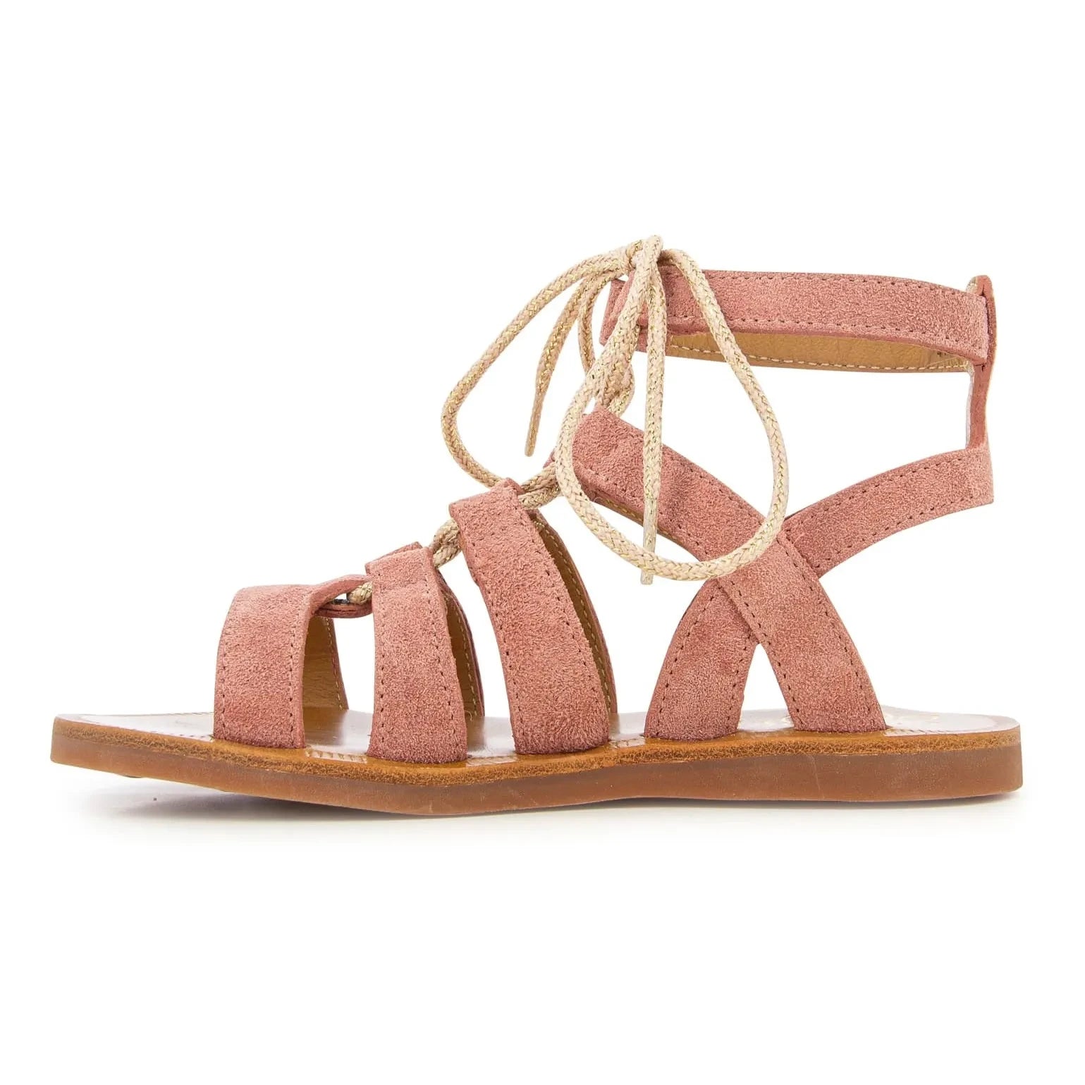 Pom d'Api - Plagette Guily Kemerli sandaletler | Toz Pembe