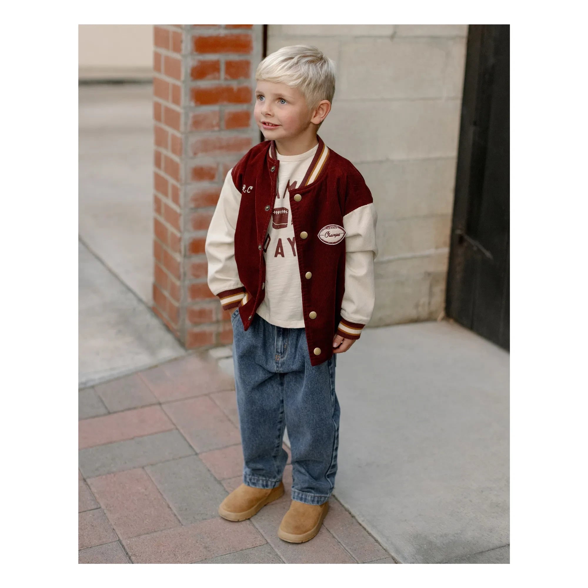 Rylee + Cru – Cardiff Varsity Bomberjacke | Edge