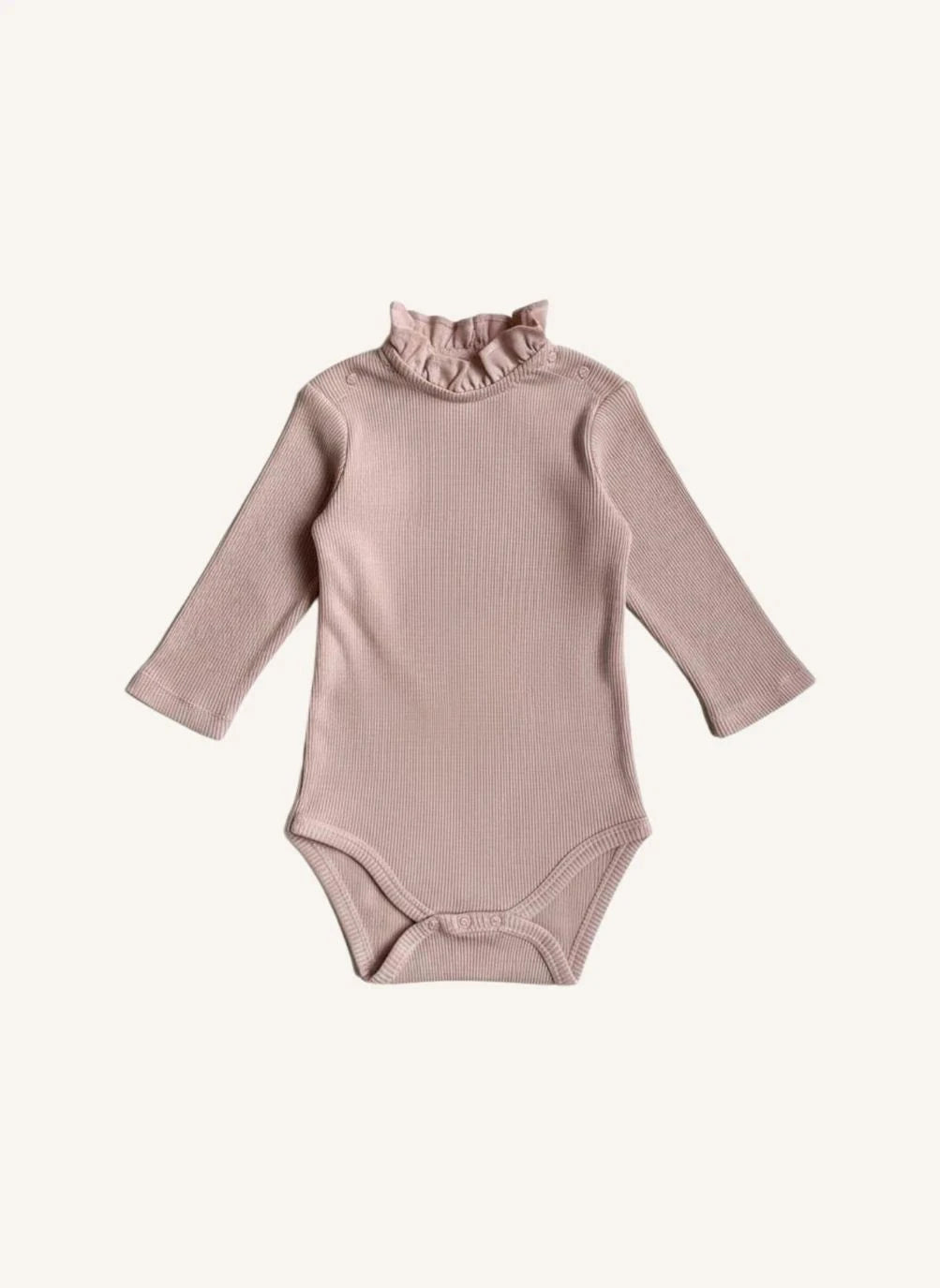 Studio Bohème - Romy Bio-Baumwoll-Rüschenshirt | Rosewood