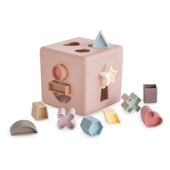 Mushie - Steckspielbox | Rosa