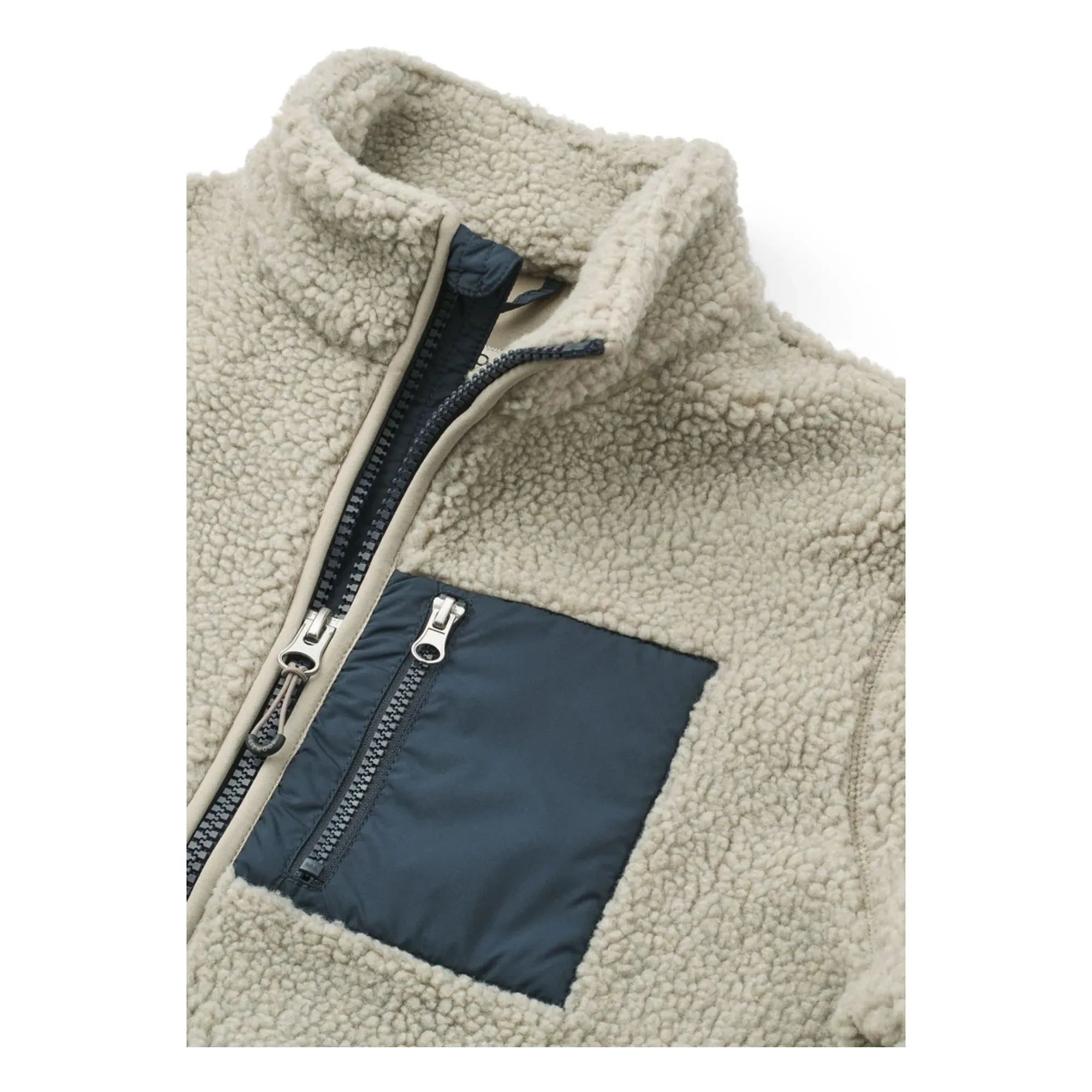 Liewood - Nelson Jacke aus recycelter Sherpa-Faser | Haferflocke