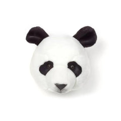 Wild & Soft - Panda Kopf Wandhaken | Schwarz/Weiß