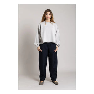 Smallable Woman - Bria Bio-Baumwoll-Sweatshirt | Perlgrau