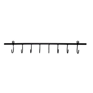 Cosydar - Acht-Haken-Garderobe | Schwarz